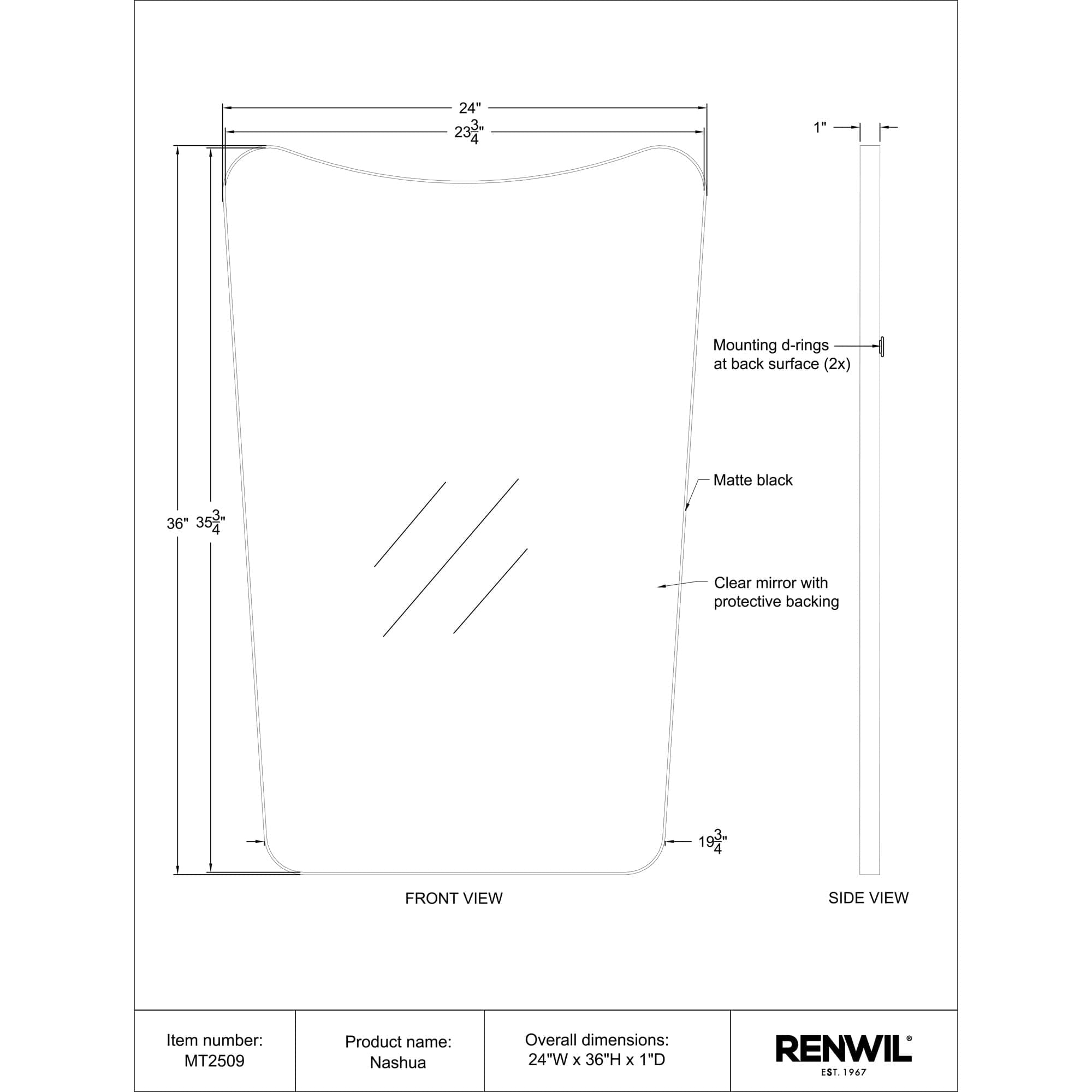Nashua - available in various shapes, sizes, and frame styles | Image 6 | InSTYLE Home & Rugs
