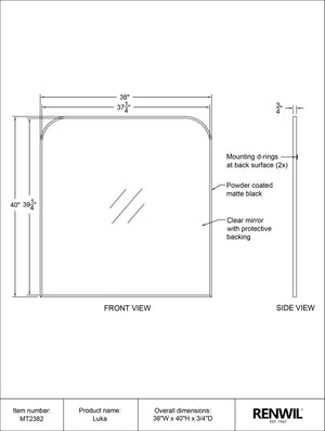 Luka - available in various shapes, sizes, and frame styles | Image 6 | InSTYLE Home & Rugs