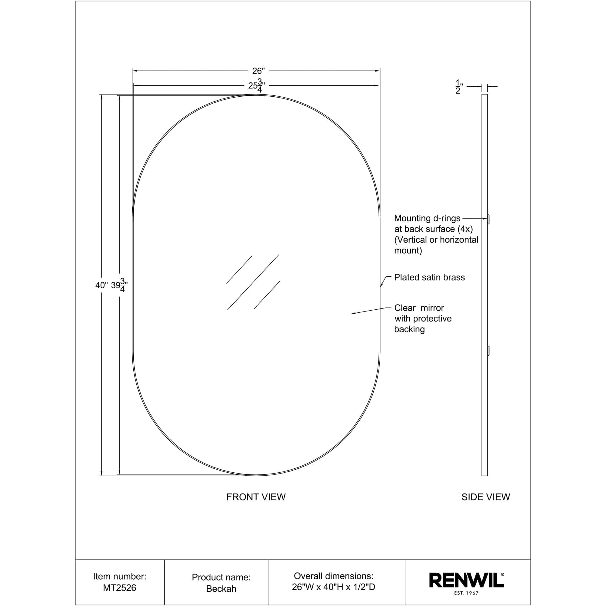 Beckah - available in various shapes, sizes, and frame styles | Image 6 | InSTYLE Home & Rugs