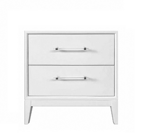 Blanca Night Stand Condo Size W/2 Drawers - spacious drawer for organized storage in any room | Image 1 | InSTYLE Home & Rugs