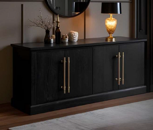 70" Alvida Sideboard GY.SB-70 Black Finish - sleek sideboard for storage | Image 2 | InSTYLE Home & Rugs