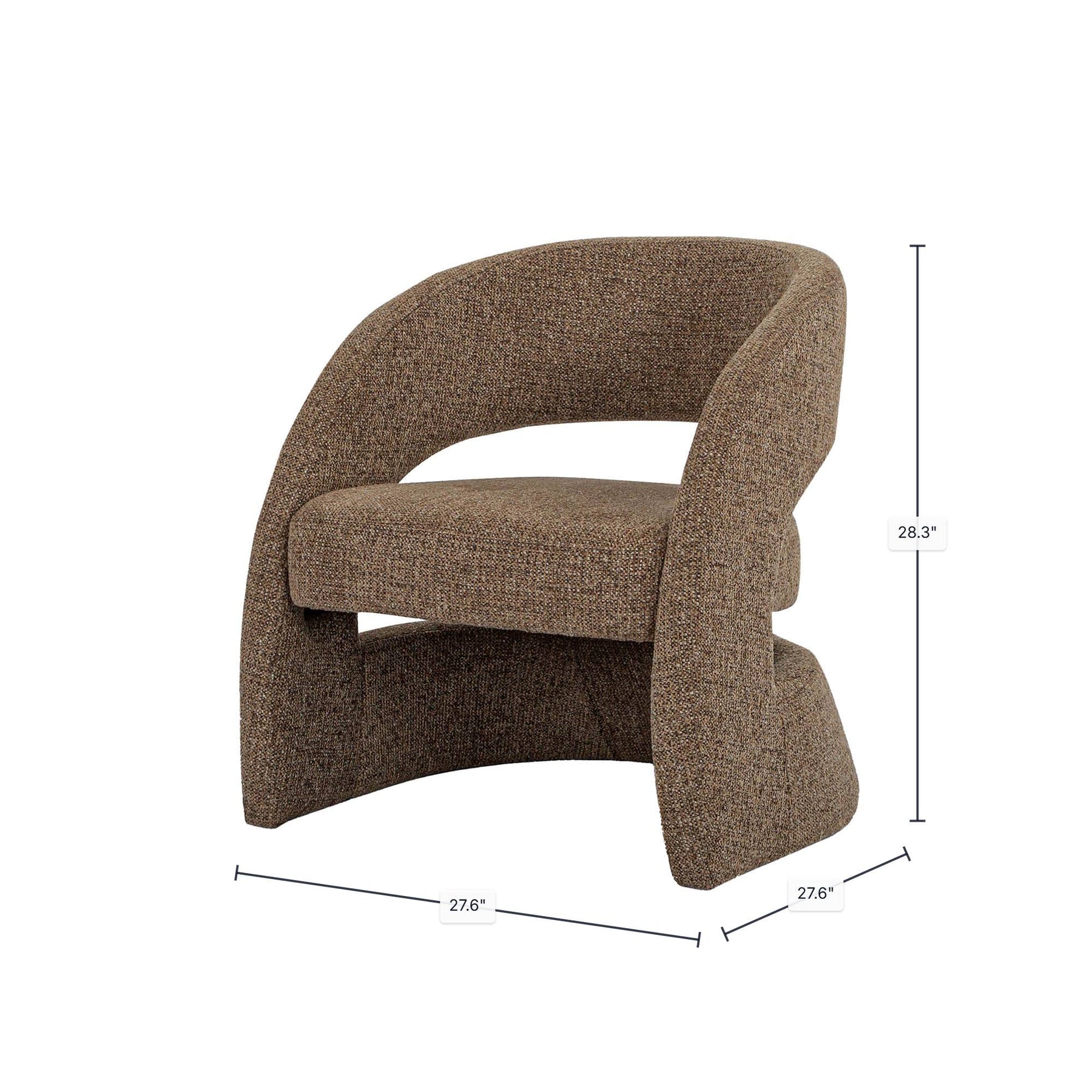 Virgo Club Chair - durable construction for long-lasting use | Image 3 | InSTYLE Home & Rugs