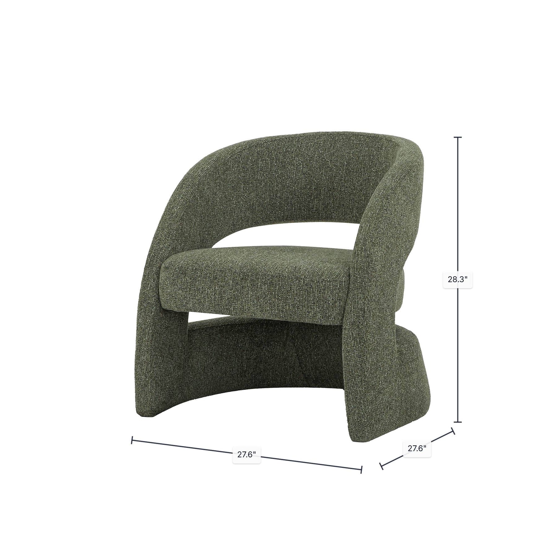 Virgo Club Chair - variety of styles from classic to contemporary | Image 3 | InSTYLE Home & Rugs
