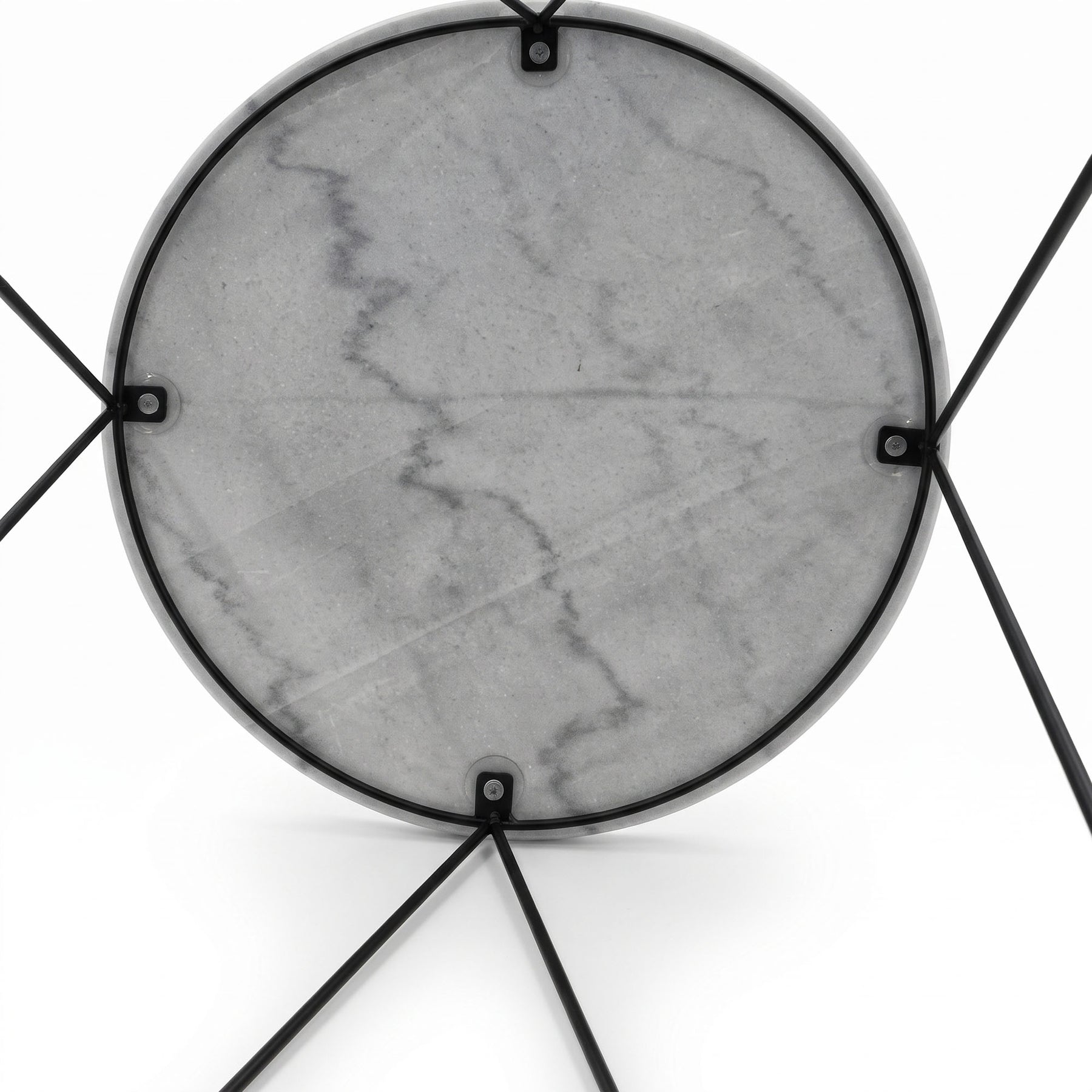 Valencia Round Side Table - available in a variety of materials and styles | Image 4 | InSTYLE Home & Rugs