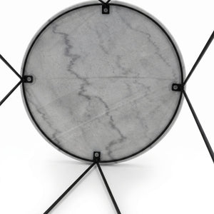 Valencia Round Side Table - chic and functional side table for your living room | Image 4 | InSTYLE Home & Rugs