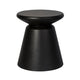 Concrete Mineral Side Table - Black