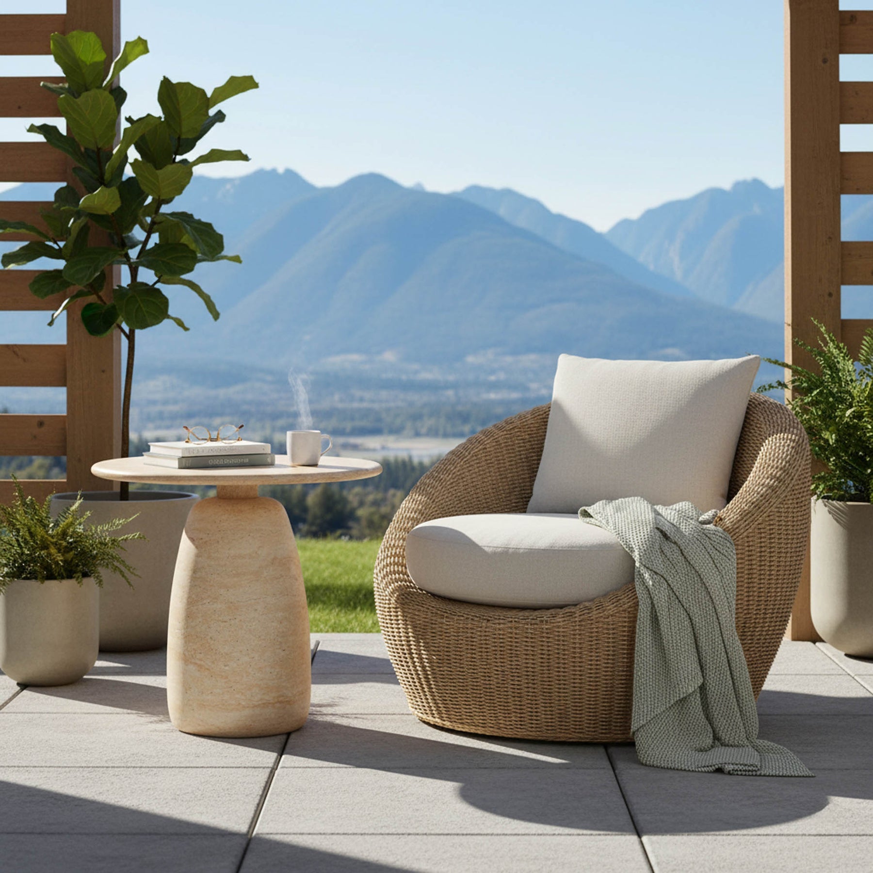 Olympia Side Table - chic and functional side table for your living room | Image 2 | InSTYLE Home & Rugs