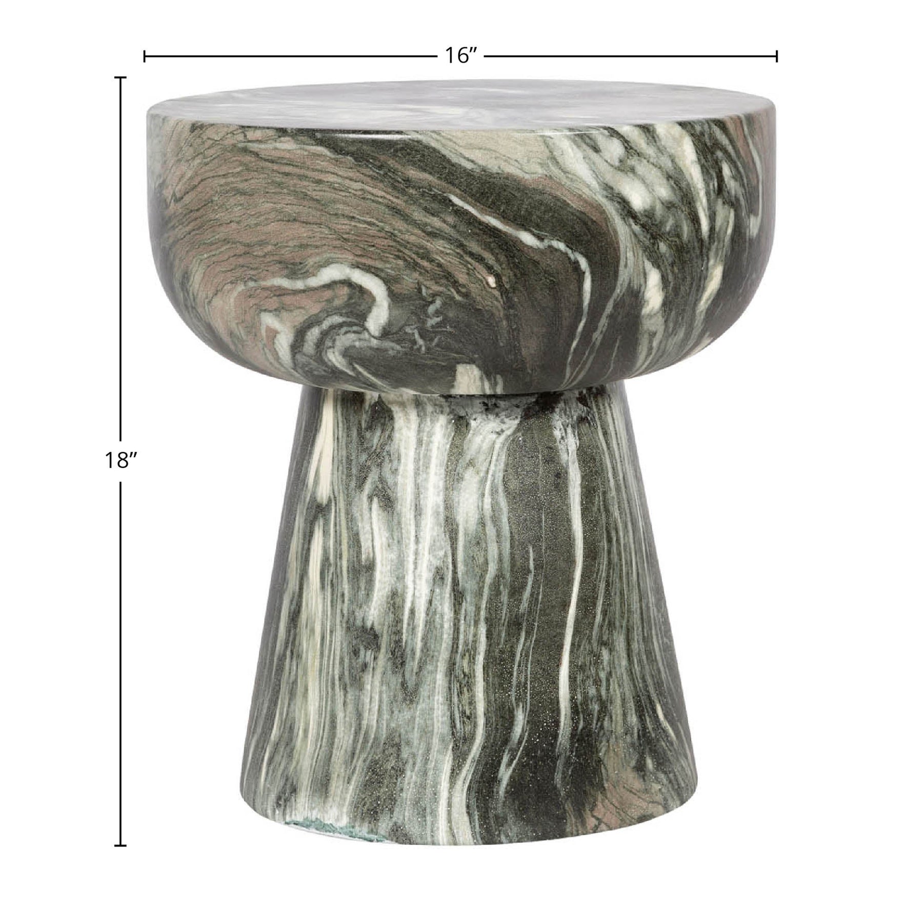Binx Side Table - perfect for holding drinks, lamps, and other essentials | Image 3 | InSTYLE Home & Rugs