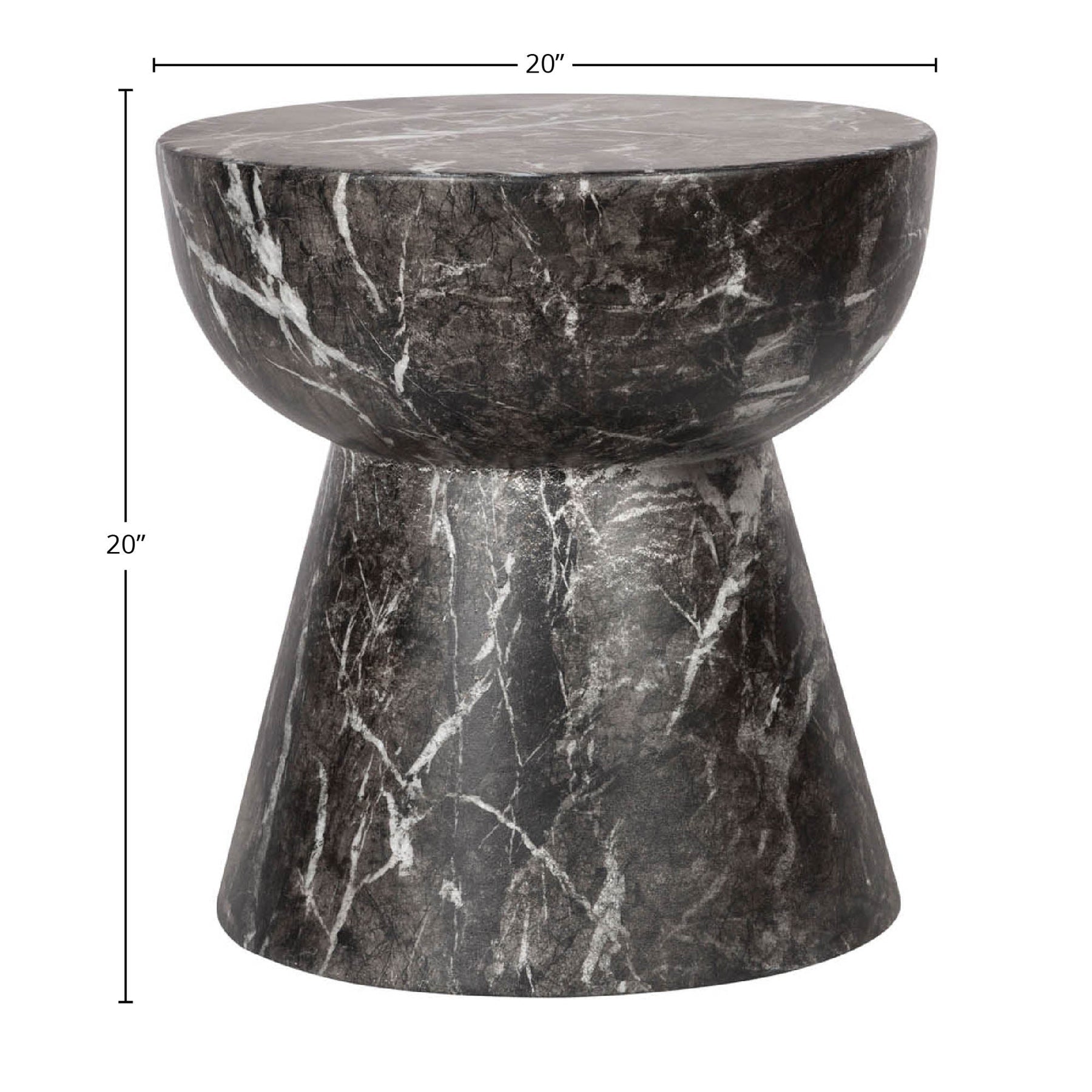 Yves Side Table - available in a variety of materials and styles | Image 3 | InSTYLE Home & Rugs