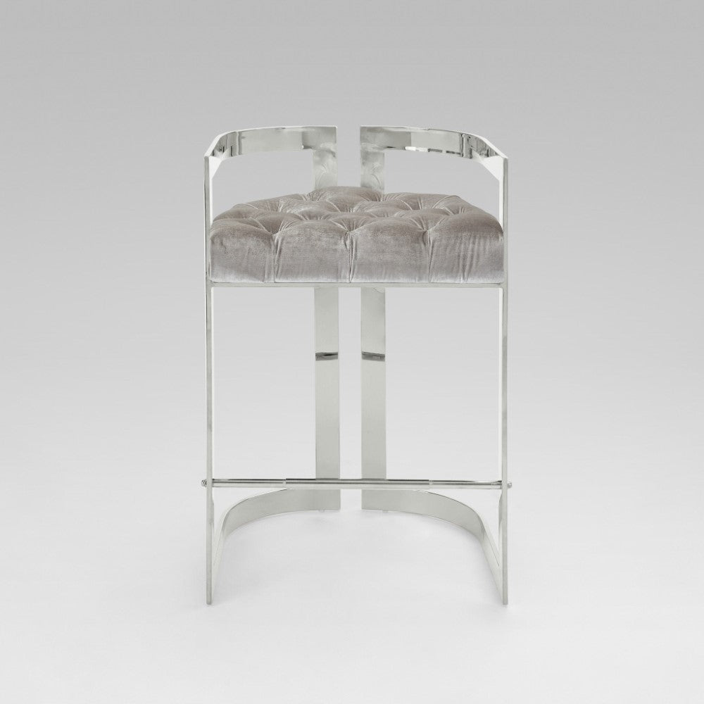 MAJESTIC Counter Chair Aspen White w/ steel base | InSTYLE Home & Rugs