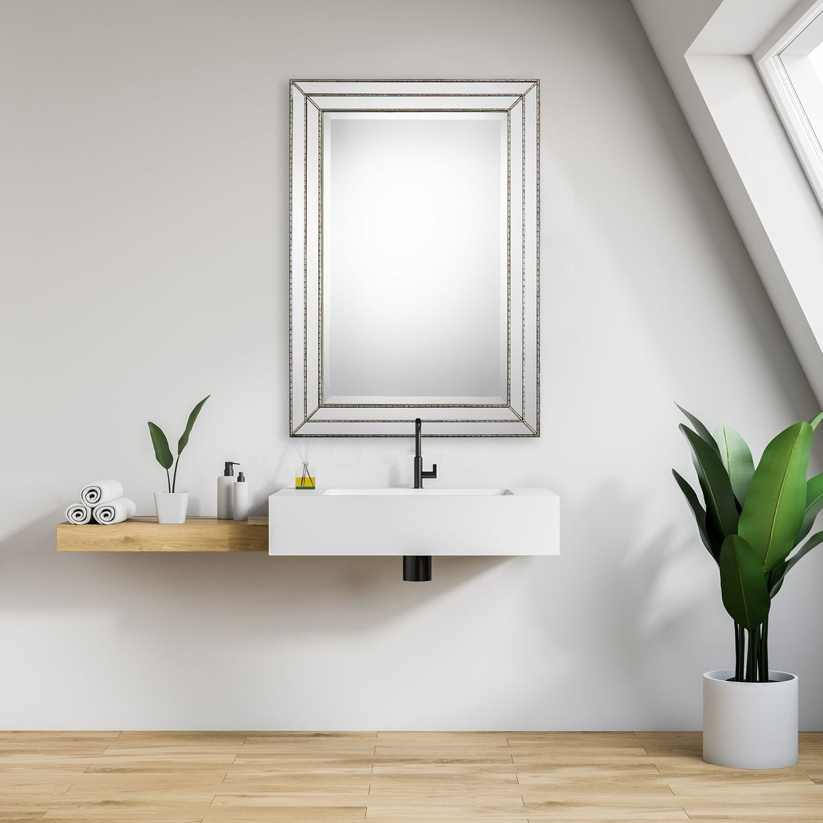 Mirror W00404 - available in various shapes, sizes, and frame styles | Image 1 | InSTYLE Home & Rugs