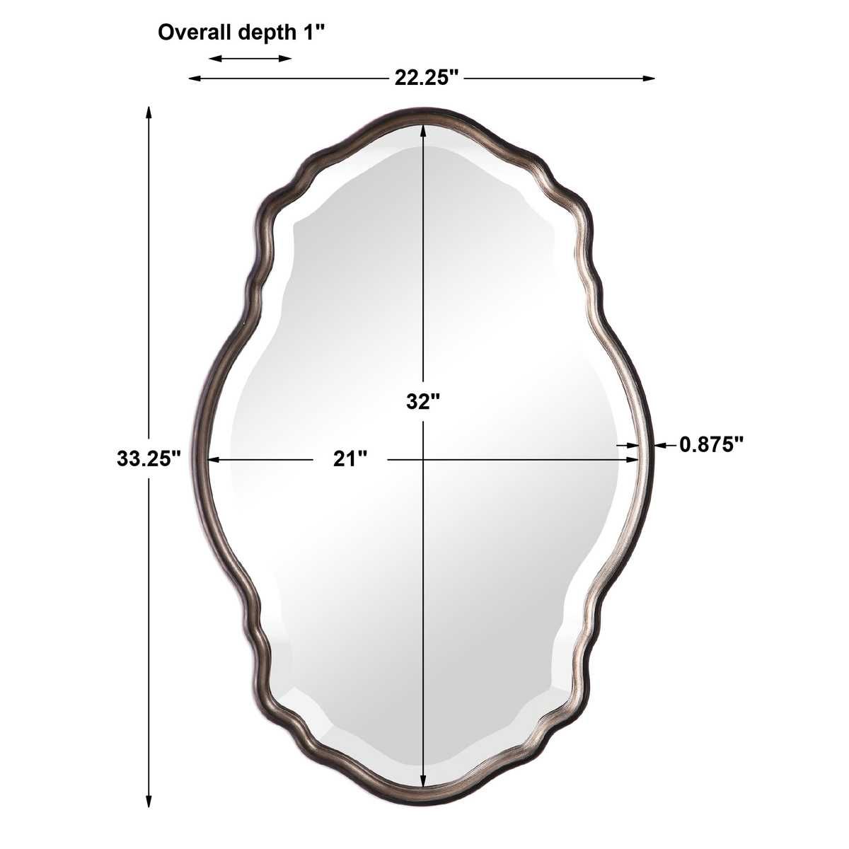 Mirror W00434 - elegant and functional accent pieces for any room | Image 6 | InSTYLE Home & Rugs