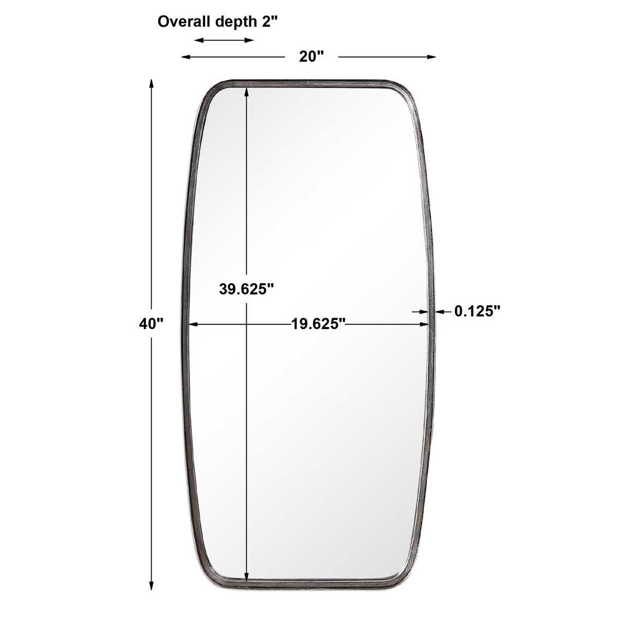 Mirror W00436 - perfect for enhancing light and creating a sense of space | Image 7 | InSTYLE Home & Rugs