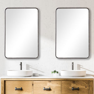 Mirror W00460 - perfect for enhancing light and creating a sense of space | Image 1 | InSTYLE Home & Rugs