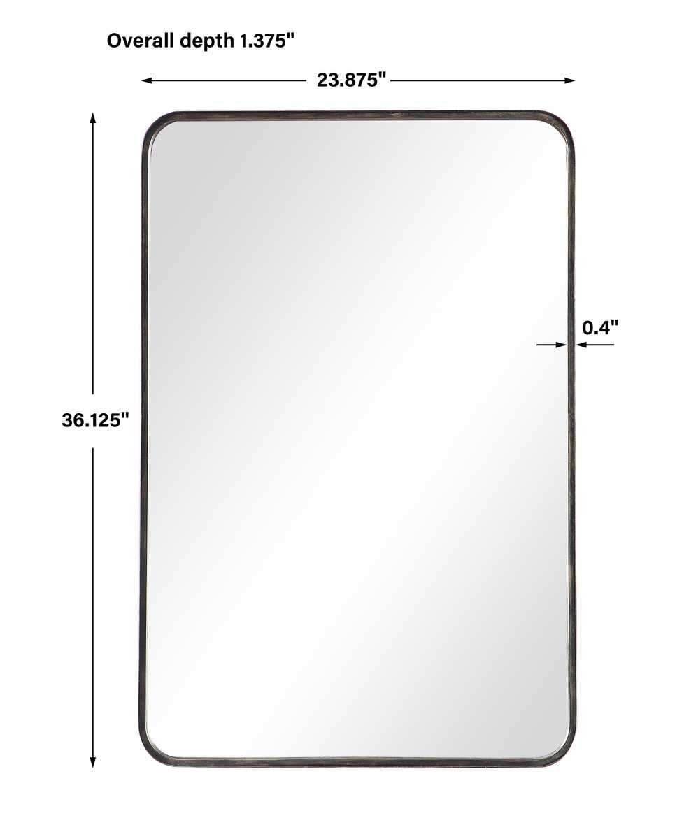 Mirror W00460 - perfect for enhancing light and creating a sense of space | Image 7 | InSTYLE Home & Rugs