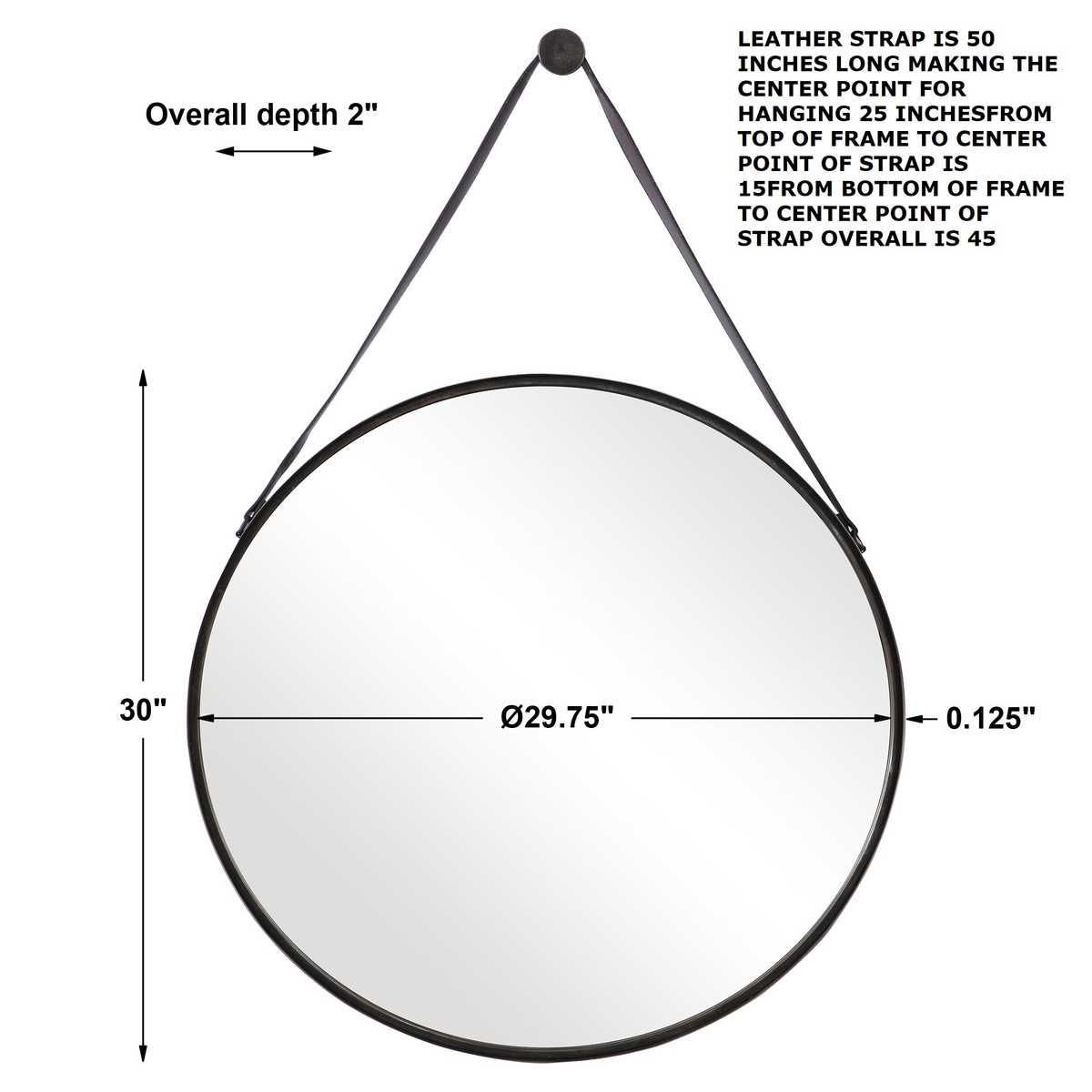 Mirror W00476 - perfect for enhancing light and creating a sense of space | Image 9 | InSTYLE Home & Rugs