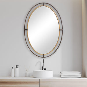 Mirror W00490 - perfect for enhancing light and creating a sense of space | Image 1 | InSTYLE Home & Rugs