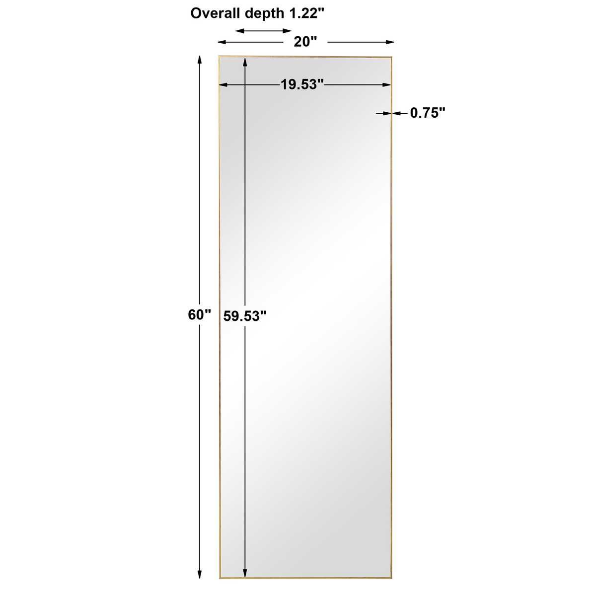 Mirror W00504 - perfect for enhancing light and creating a sense of space | Image 7 | InSTYLE Home & Rugs