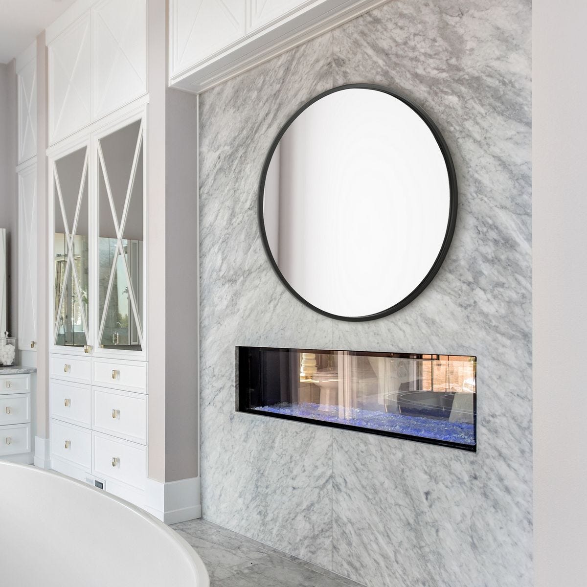 Mirror W00509 - available in various shapes, sizes, and frame styles | Image 1 | InSTYLE Home & Rugs