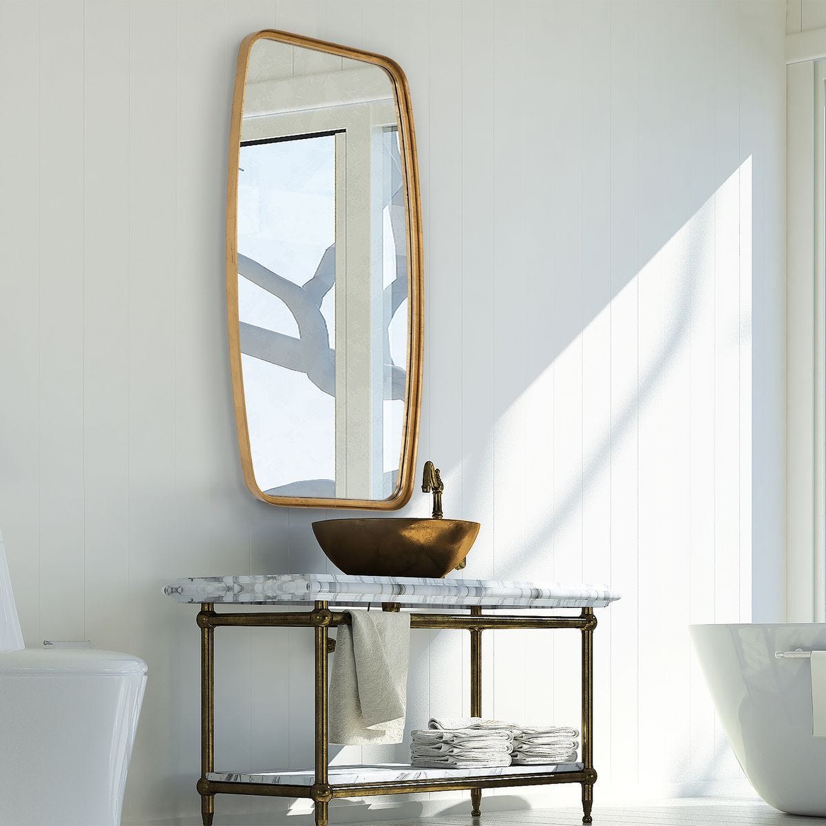 Mirror W00515 - available in various shapes, sizes, and frame styles | Image 1 | InSTYLE Home & Rugs