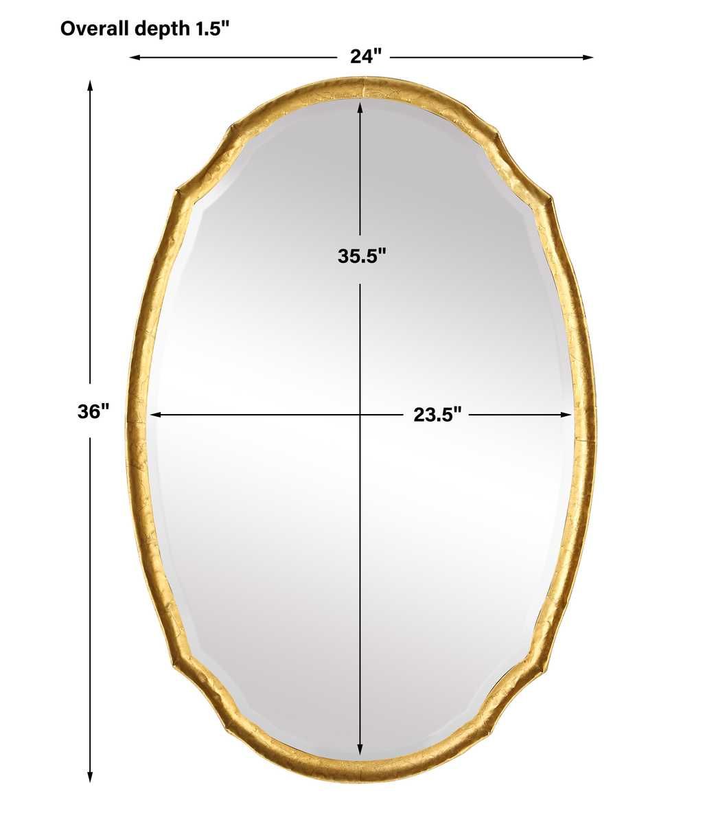 Mirror W00527 - perfect for enhancing light and creating a sense of space | Image 6 | InSTYLE Home & Rugs