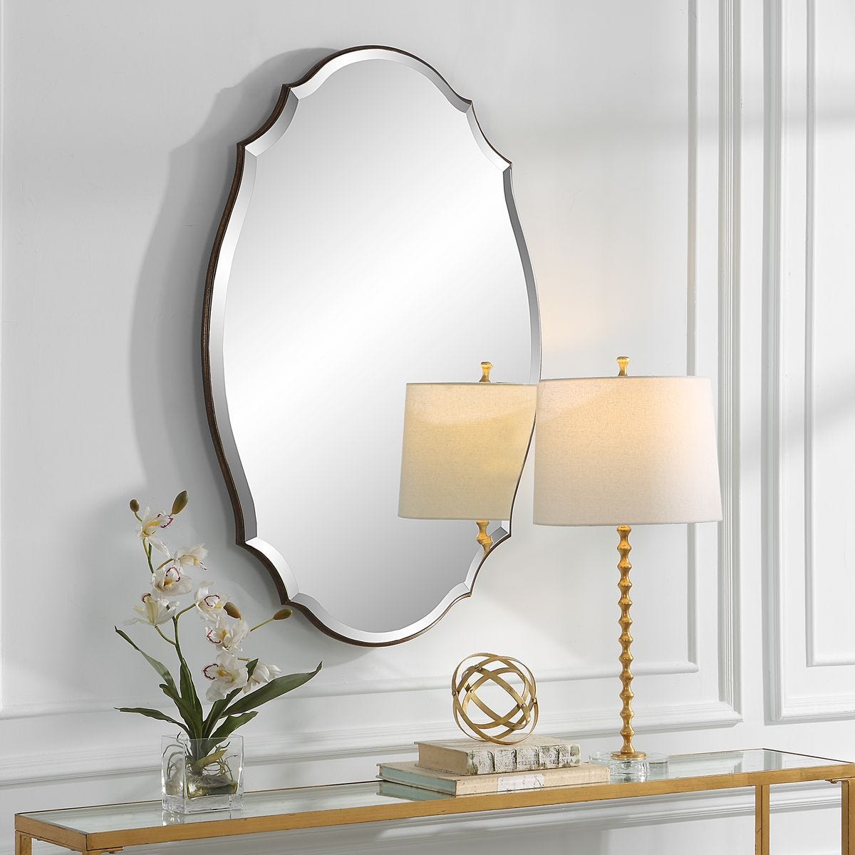 Mirror W00565 - perfect for enhancing light and creating a sense of space | Image 7 | InSTYLE Home & Rugs