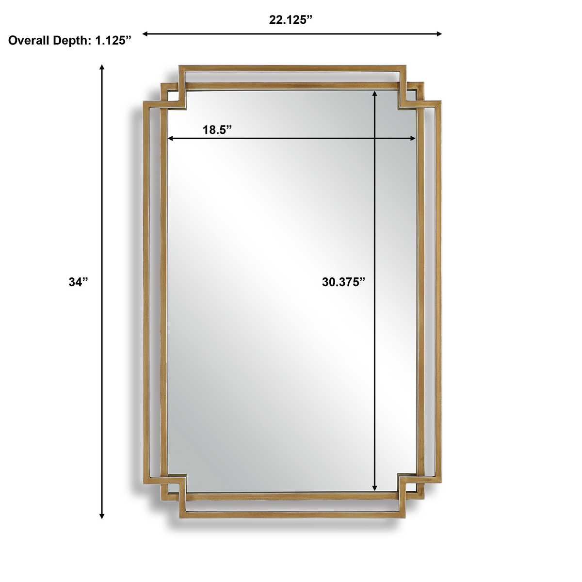 Mirror W00567 - elegant and functional accent pieces for any room | Image 7 | InSTYLE Home & Rugs