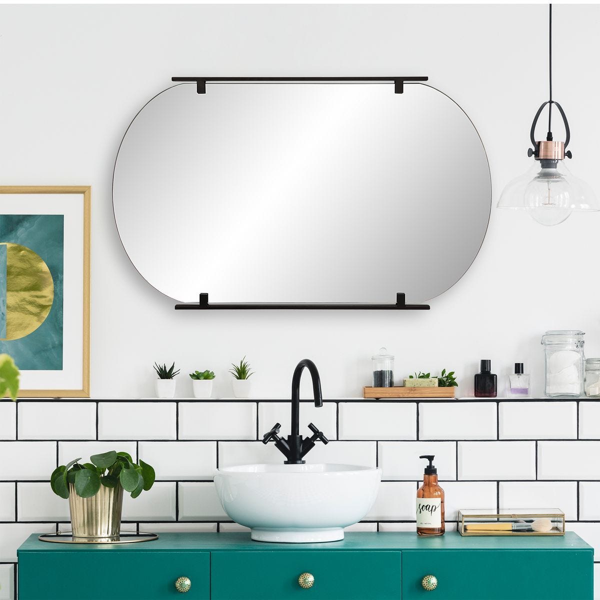 Mirror W00581 - available in various shapes, sizes, and frame styles | Image 3 | InSTYLE Home & Rugs