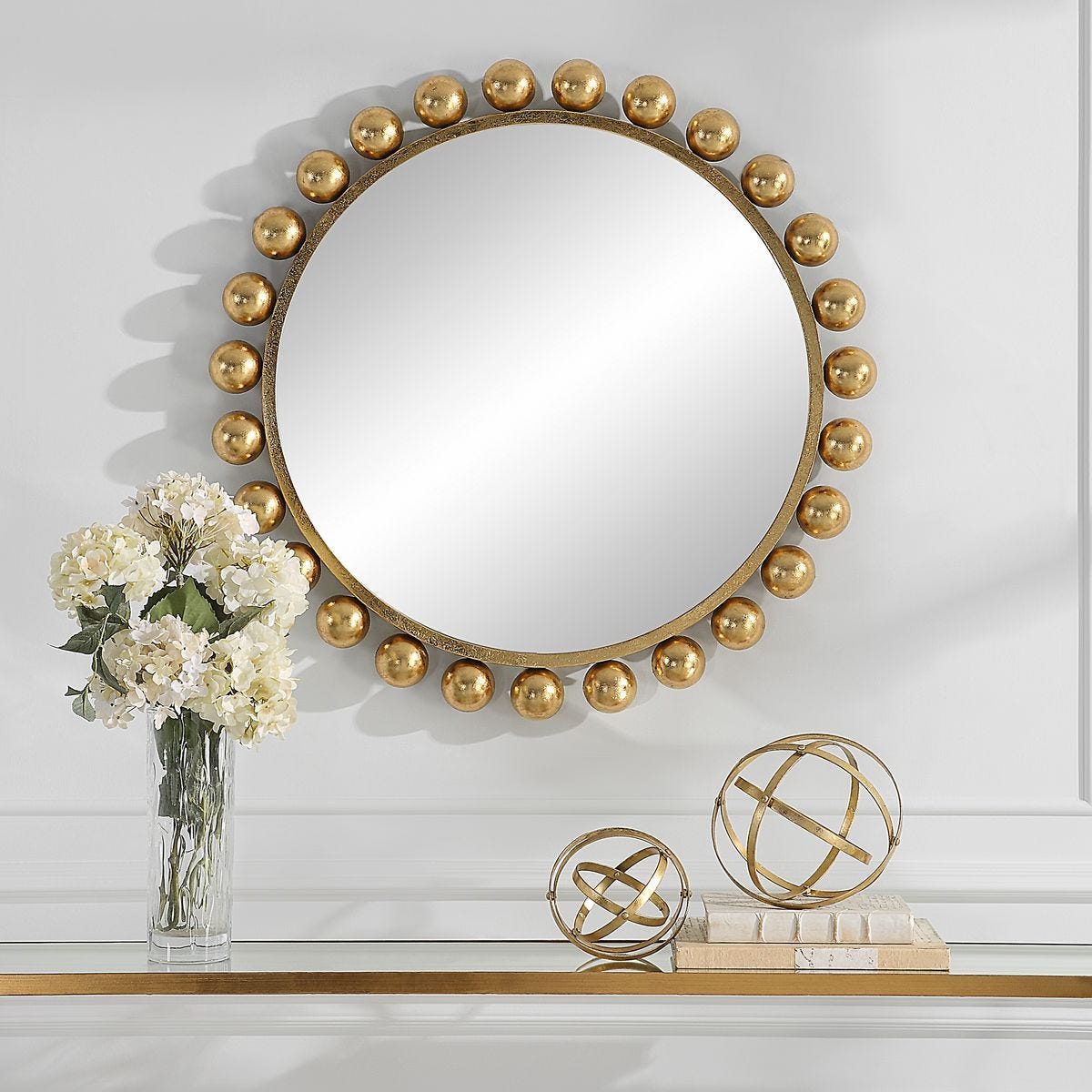 Mirror W00583 - perfect for enhancing light and creating a sense of space | Image 3 | InSTYLE Home & Rugs