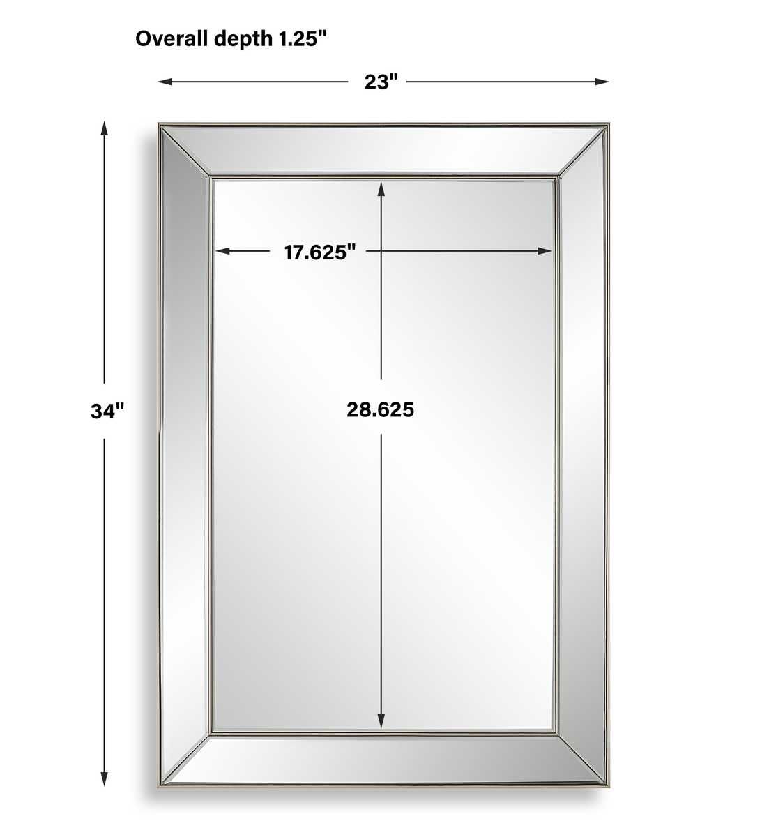Mirror W00589 - elegant and functional accent pieces for any room | Image 6 | InSTYLE Home & Rugs