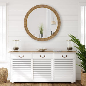 Mirror W00602 - perfect for enhancing light and creating a sense of space | Image 1 | InSTYLE Home & Rugs