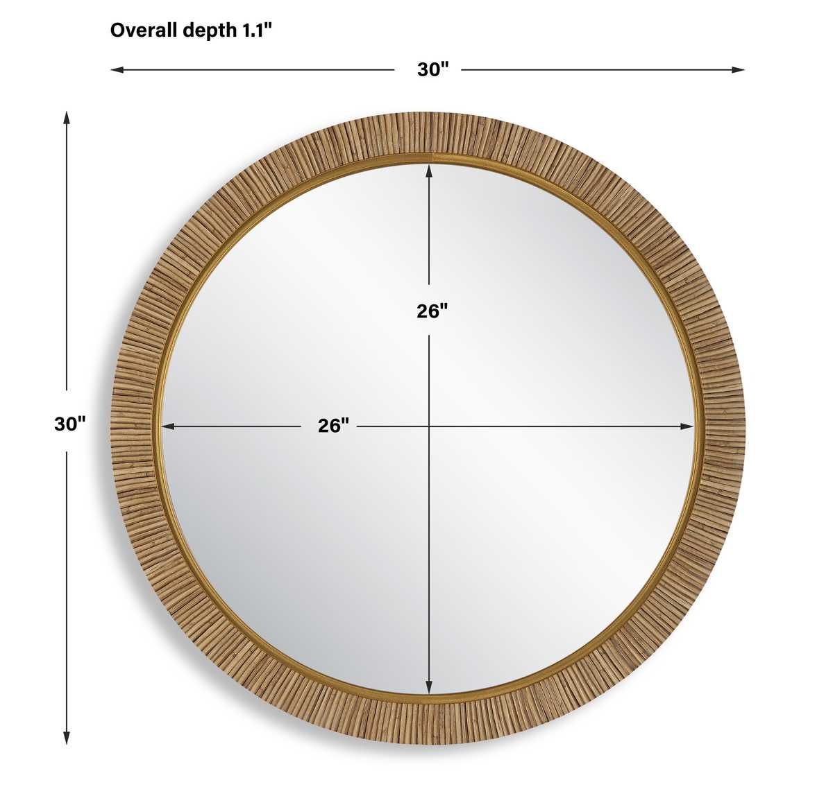 Mirror W00602 - perfect for enhancing light and creating a sense of space | Image 7 | InSTYLE Home & Rugs