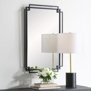 Mirror W00612 - perfect for enhancing light and creating a sense of space | Image 3 | InSTYLE Home & Rugs