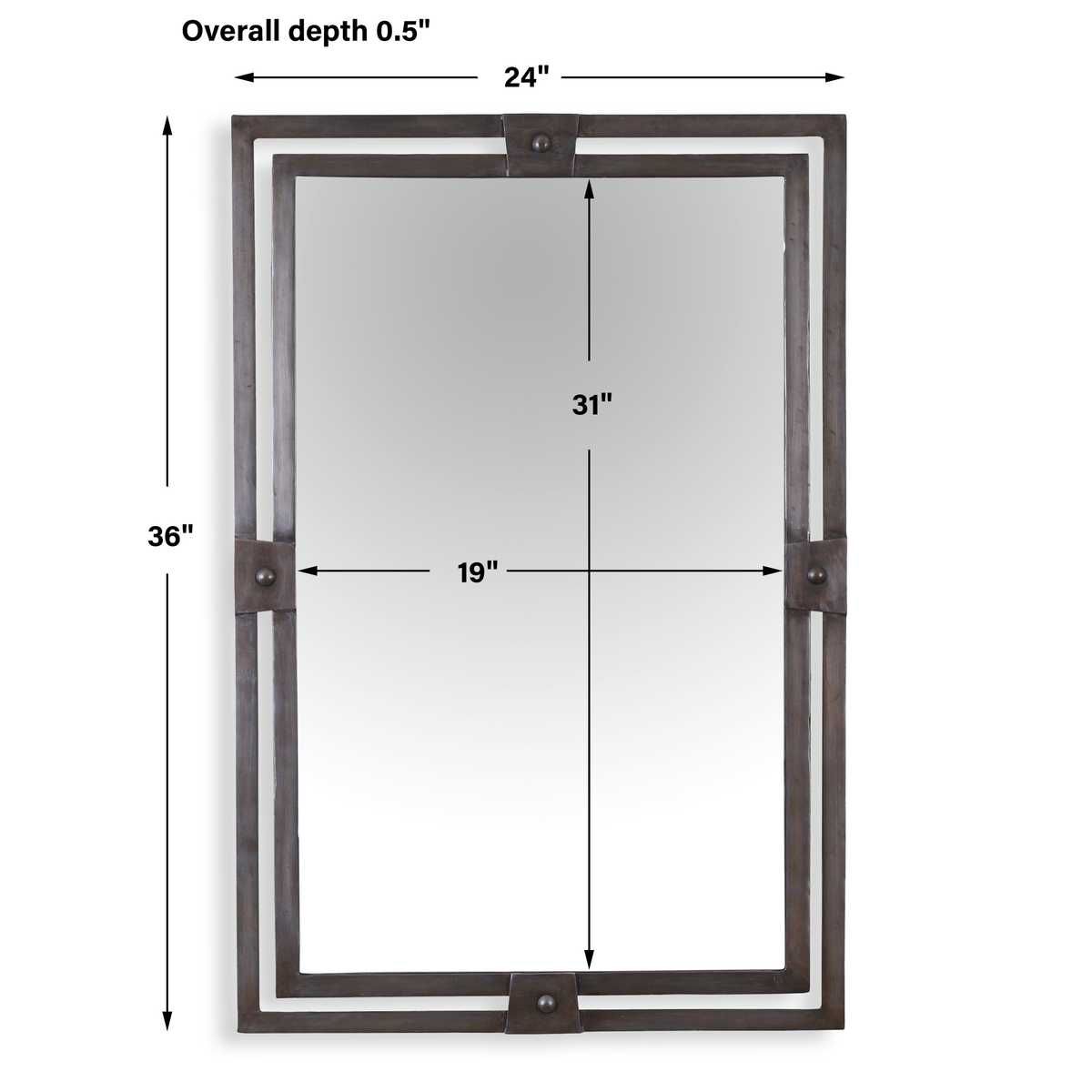 Mirror W00621 - available in various shapes, sizes, and frame styles | Image 7 | InSTYLE Home & Rugs