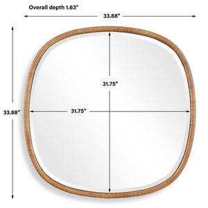 Mirror W00624 - perfect for enhancing light and creating a sense of space | Image 8 | InSTYLE Home & Rugs