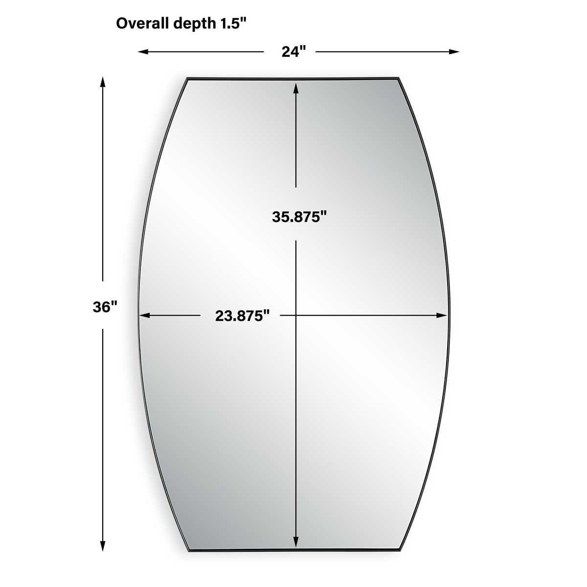 Mirror W00628 - perfect for enhancing light and creating a sense of space | Image 6 | InSTYLE Home & Rugs