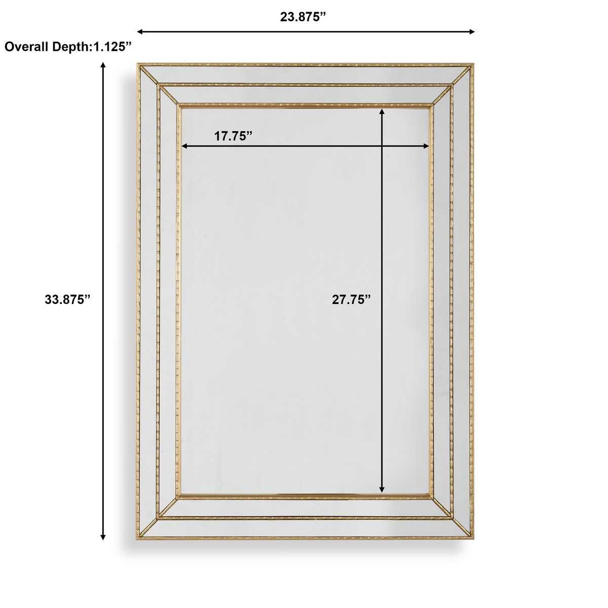 Mirror W00631 - perfect for enhancing light and creating a sense of space | Image 6 | InSTYLE Home & Rugs