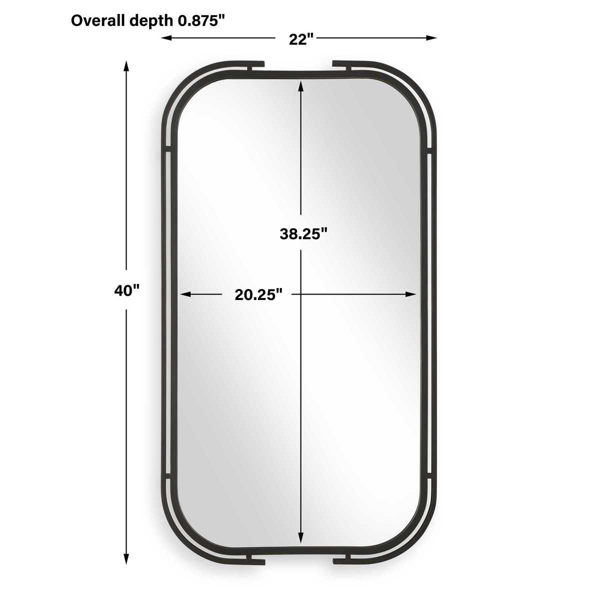 Mirror W00638 - perfect for enhancing light and creating a sense of space | Image 6 | InSTYLE Home & Rugs