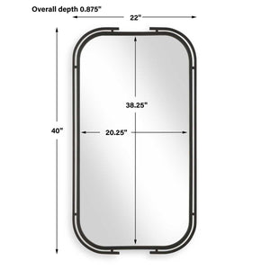 Mirror W00638 - perfect for enhancing light and creating a sense of space | Image 6 | InSTYLE Home & Rugs