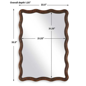 Mirror W00639 - perfect for enhancing light and creating a sense of space | Image 6 | InSTYLE Home & Rugs