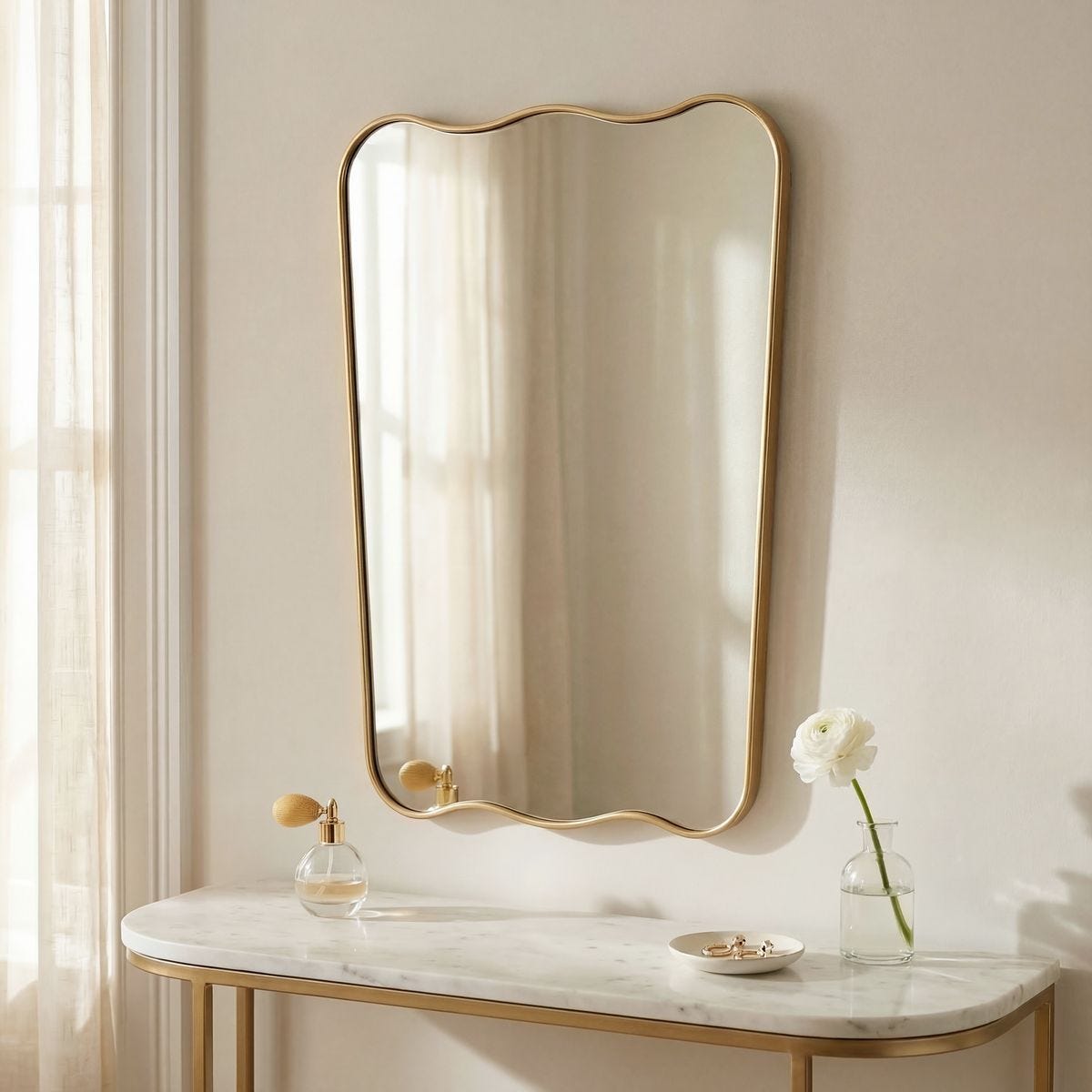 MIRROR W00648 - perfect for enhancing light and creating a sense of space | Image 3 | InSTYLE Home & Rugs