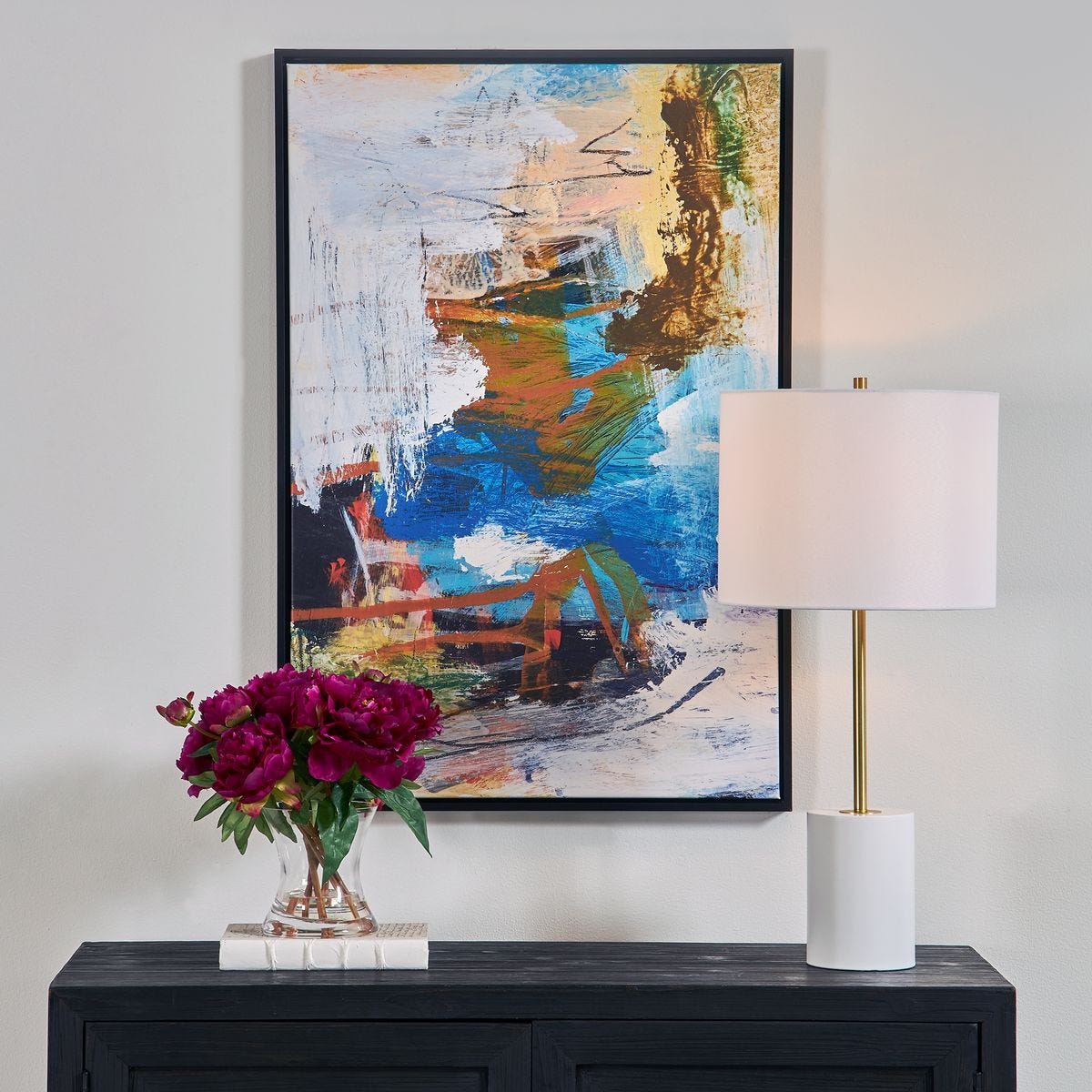 Framed Canvas w03000 - eye-catching art pieces to enhance your home design | Image 1 | InSTYLE Home & Rugs