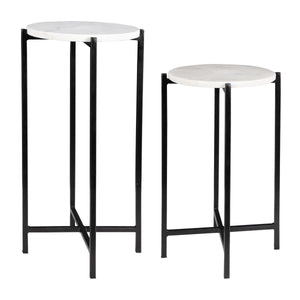 Marble Side Tables - perfect for holding drinks, lamps, and other essentials | Image 4 | InSTYLE Home & Rugs