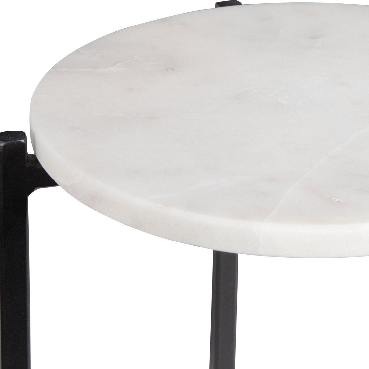 Marble Side Tables - perfect for holding drinks, lamps, and other essentials | Image 6 | InSTYLE Home & Rugs