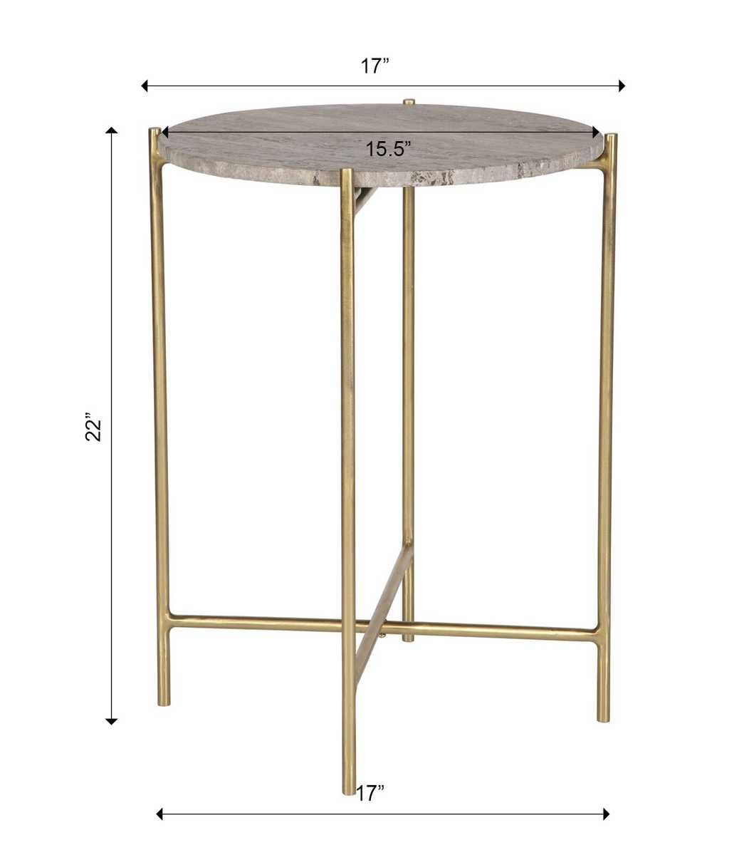 Stone Accent Table - functional accent table with unique design for any room | Image 6 | InSTYLE Home & Rugs