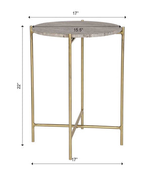 Stone Accent Table - functional accent table with unique design for any room | Image 6 | InSTYLE Home & Rugs