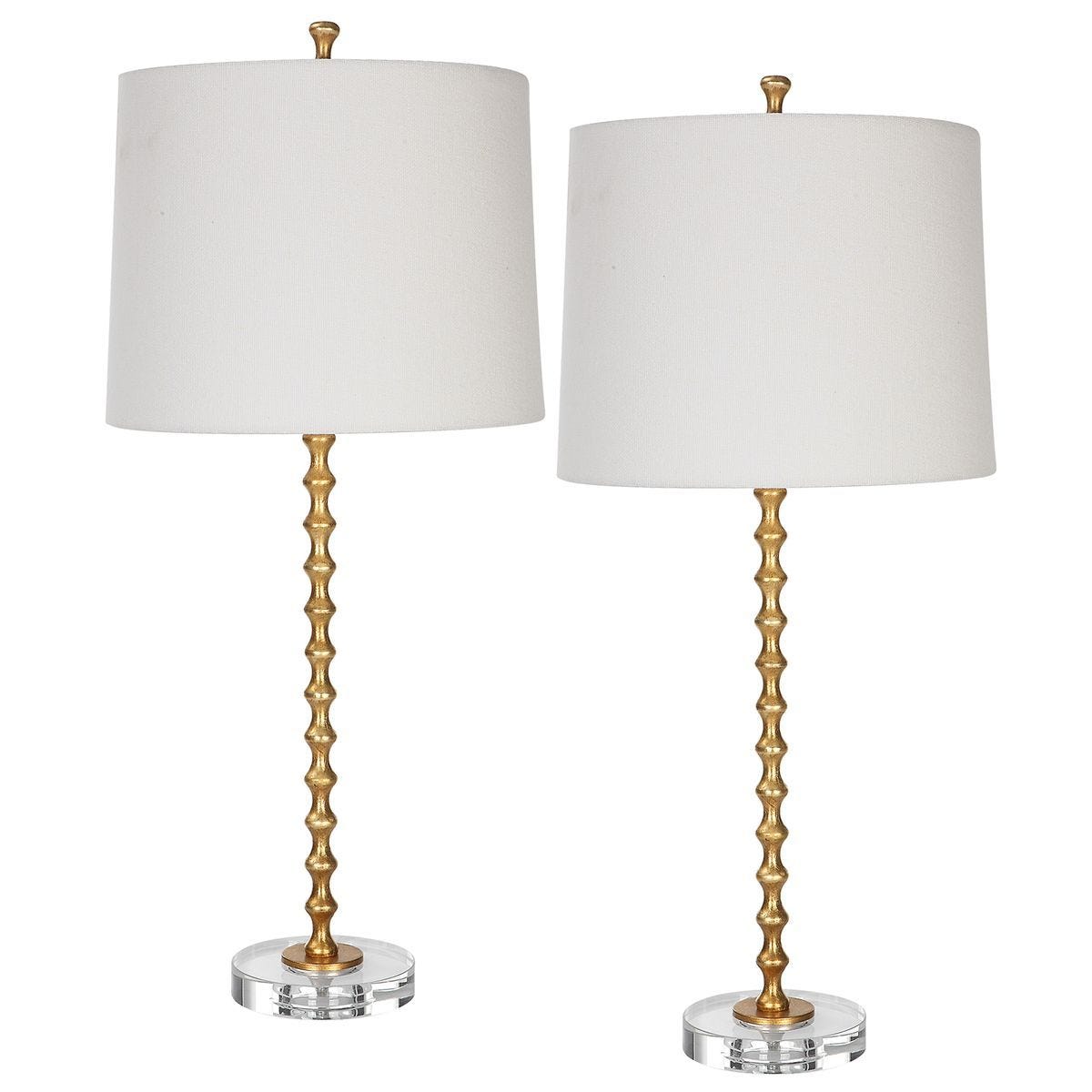 Gold Table Lamps S/2 - elegant lamps to enhance your room ambiance | Image 3 | InSTYLE Home & Rugs
