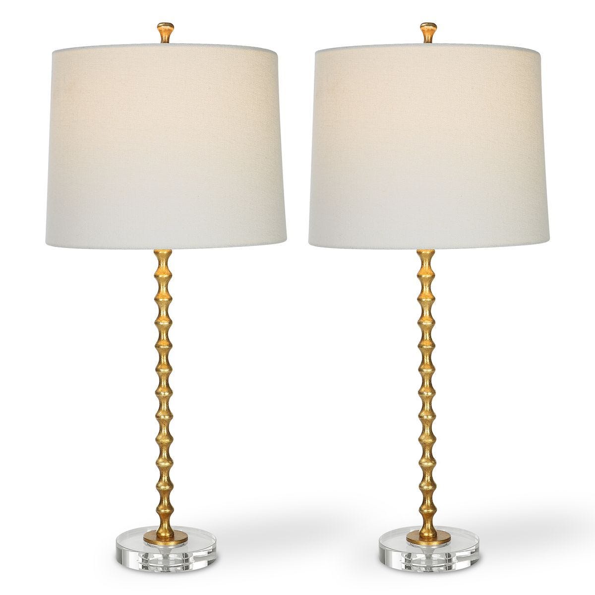 Gold Table Lamps S/2 - elegant lamps to enhance your room ambiance | Image 2 | InSTYLE Home & Rugs