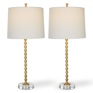 Gold Table Lamps S/2 - elegant lamps to enhance your room ambiance | Image 2 | InSTYLE Home & Rugs