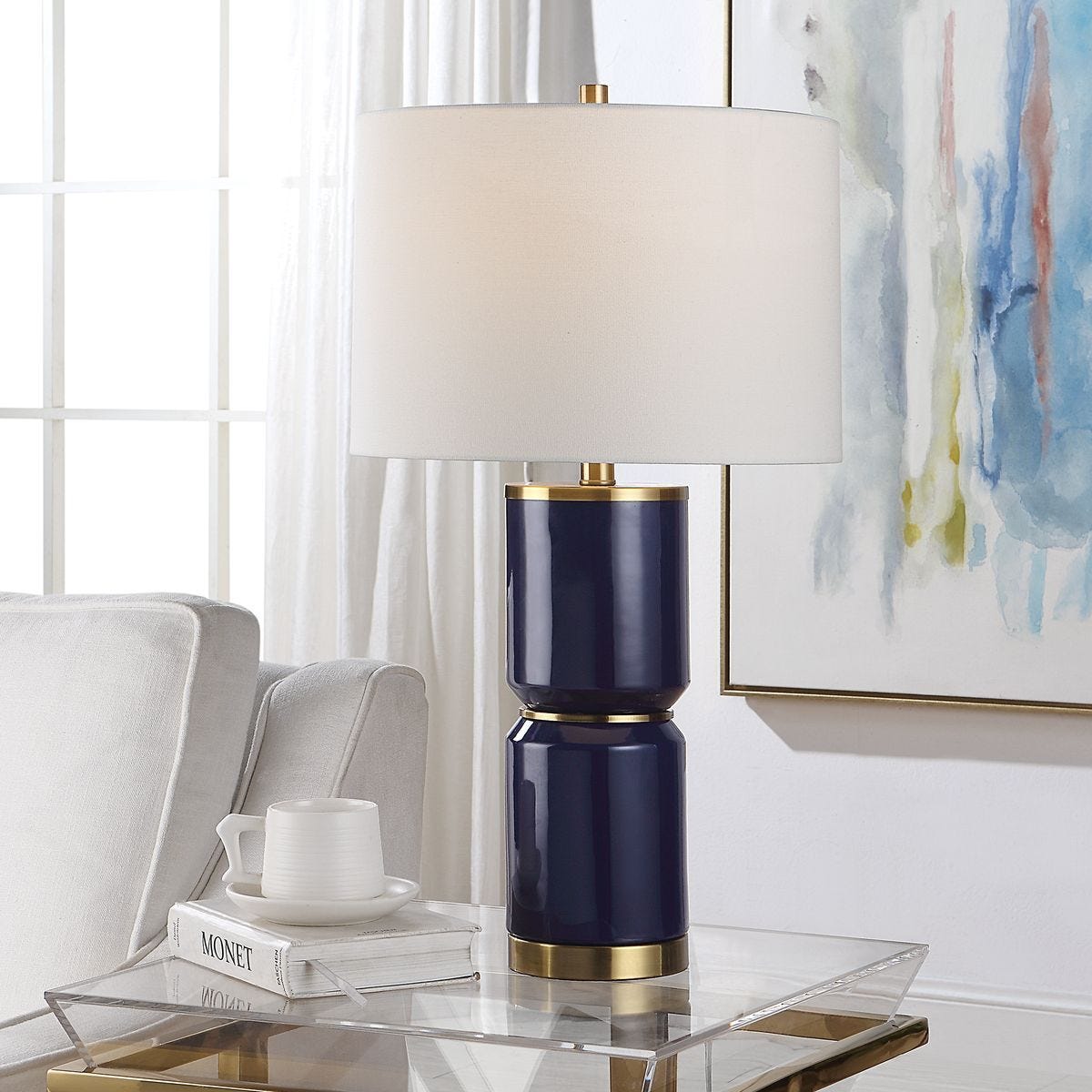 Table Lamp W26110-1 - contemporary lamps for stylish lighting solutions | Image 1 | InSTYLE Home & Rugs